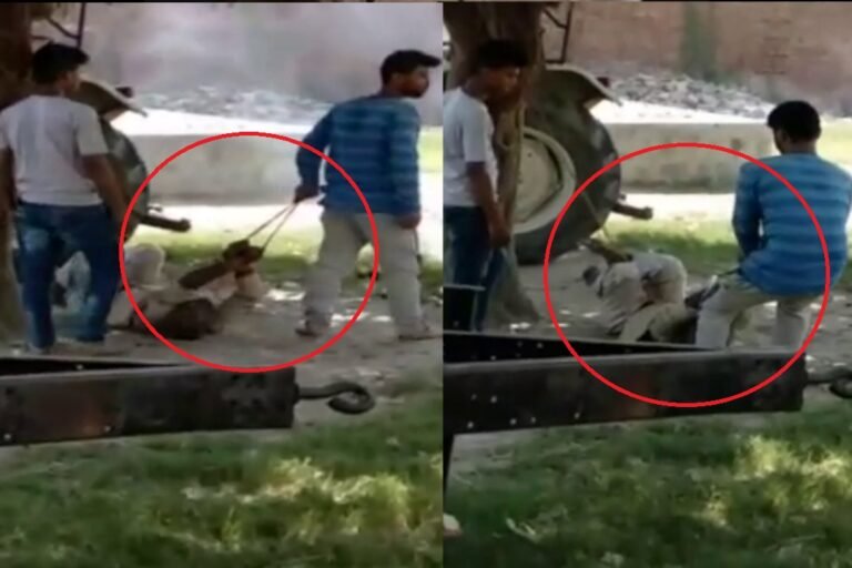जब बाप और बेटे को पेड़ से बांधकर पिटवाया गया!