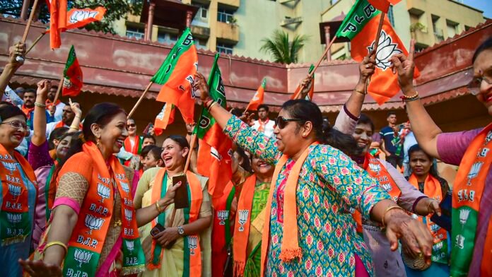 Assembly polls results: BJP celebrates in MH