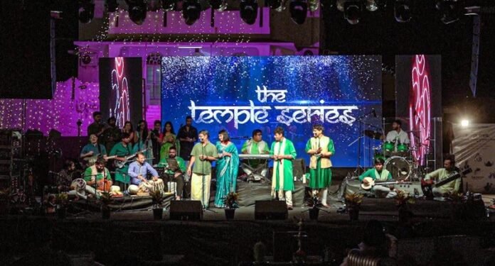 Raaga Experience Successfully Launches "The Temple Series" with a Soul-Stirring Performance by the Anirudh Varma Collective
