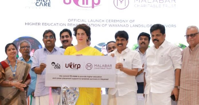 Malabar Group Launches 'Uyirp' Scheme for Landslide Victims in Wayanad, Rs. 2 Crore for Higher Education