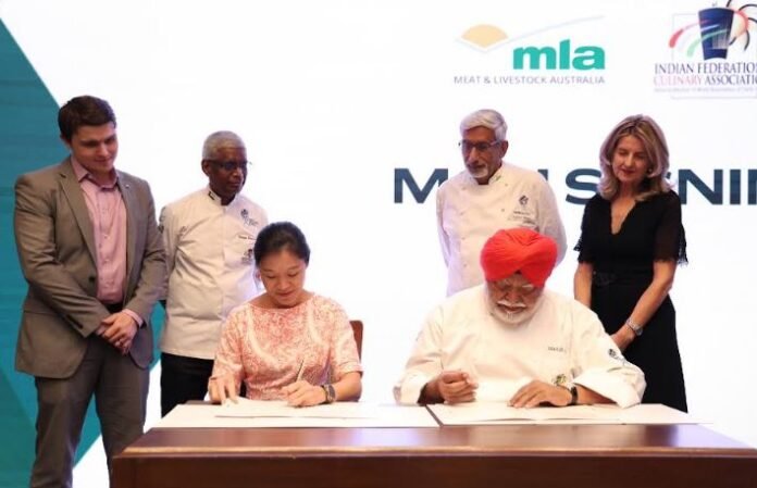 Indian Federation of Culinary Associations (IFCA) and Meat & Livestock Australia (MLA) Sign Strategic MoU to Promote Australian Lamb in India