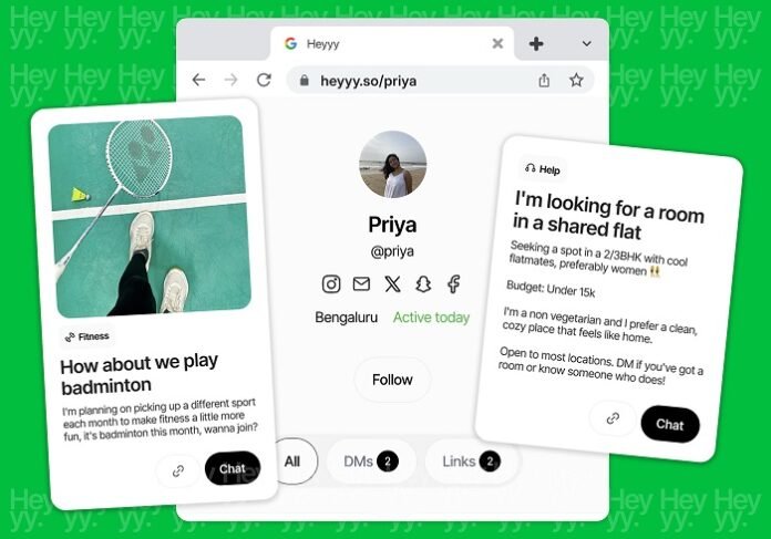 Aisle Founder Launches Heyyy - A Link-in-Bio Social Network