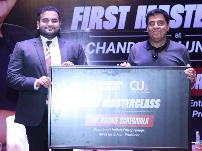 Staying Relevant in Changing World and Keep Learning is Key to Success, says Ronnie Screwvala During Masterclass at Chandigarh University