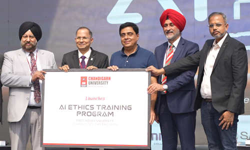 India's first AI Fest Concludes at Chandigarh University; Launches AI Ethics Training Program with Target to Train 1.5 Lakh Youth by 2030