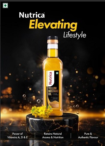 Nutrica Expands its Natural Cooking Essentials Portfolio with the Launch of Nutrica Yellow Mustard Oil