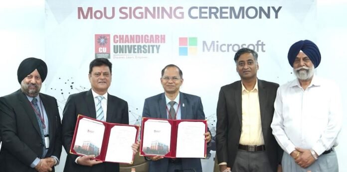 Microsoft Establishes 'Skill Center' at Chandigarh University