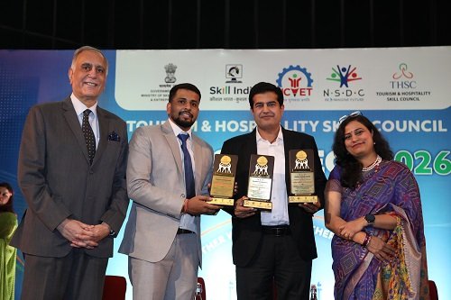 Frankfinn Institute of Air Hostess Training Receives Three Prestigious Awards at THSC Connect 2026 in New Delhi
